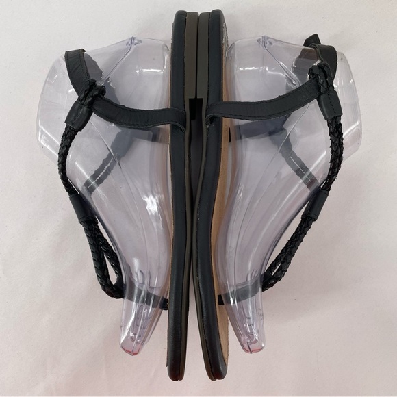 Sperry Lacie Black Braided Rope Thong Slingback Classic Everyday Beach Sandal 8 - Picture 13 of 13